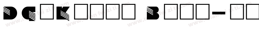 DG_Kabel Bold字体转换